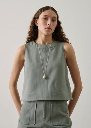 Pampa Top in Aqua Green from SOEUR at Edito boutique