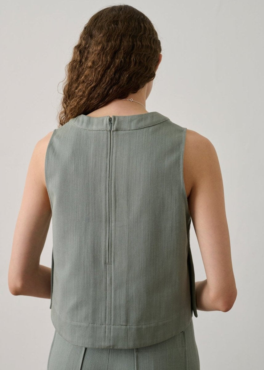 Pampa Top in Aqua Green from SOEUR at Edito boutique