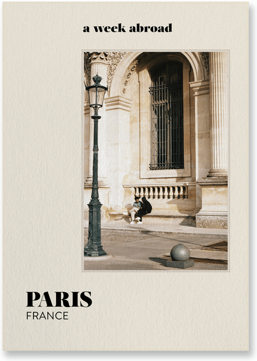 Paris Travel Guide from A WEEK ABROAD at Edito boutique