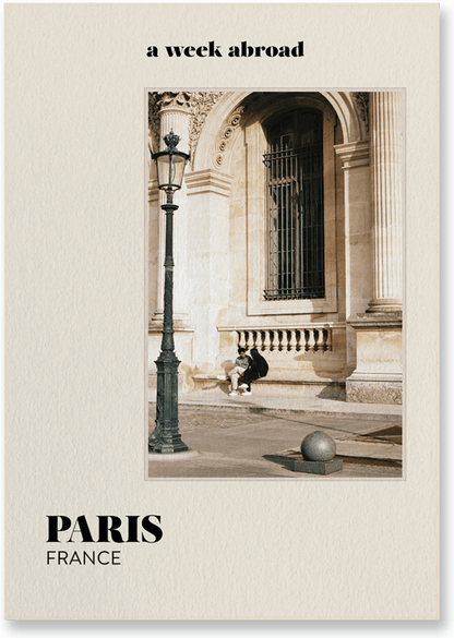 Paris Travel Guide from A WEEK ABROAD at Edito boutique