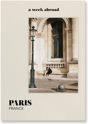 Paris Travel Guide from A WEEK ABROAD at Edito boutique