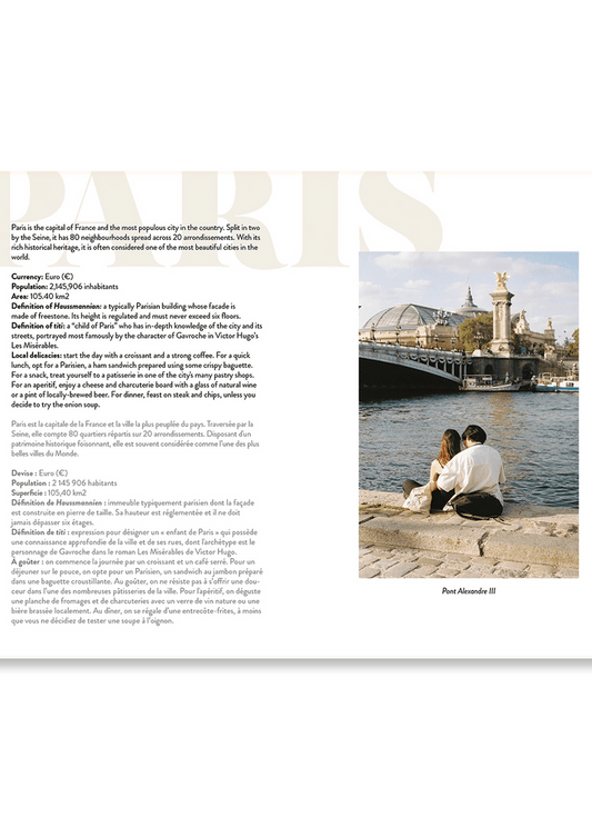 Paris Travel Guide from A WEEK ABROAD at Edito boutique