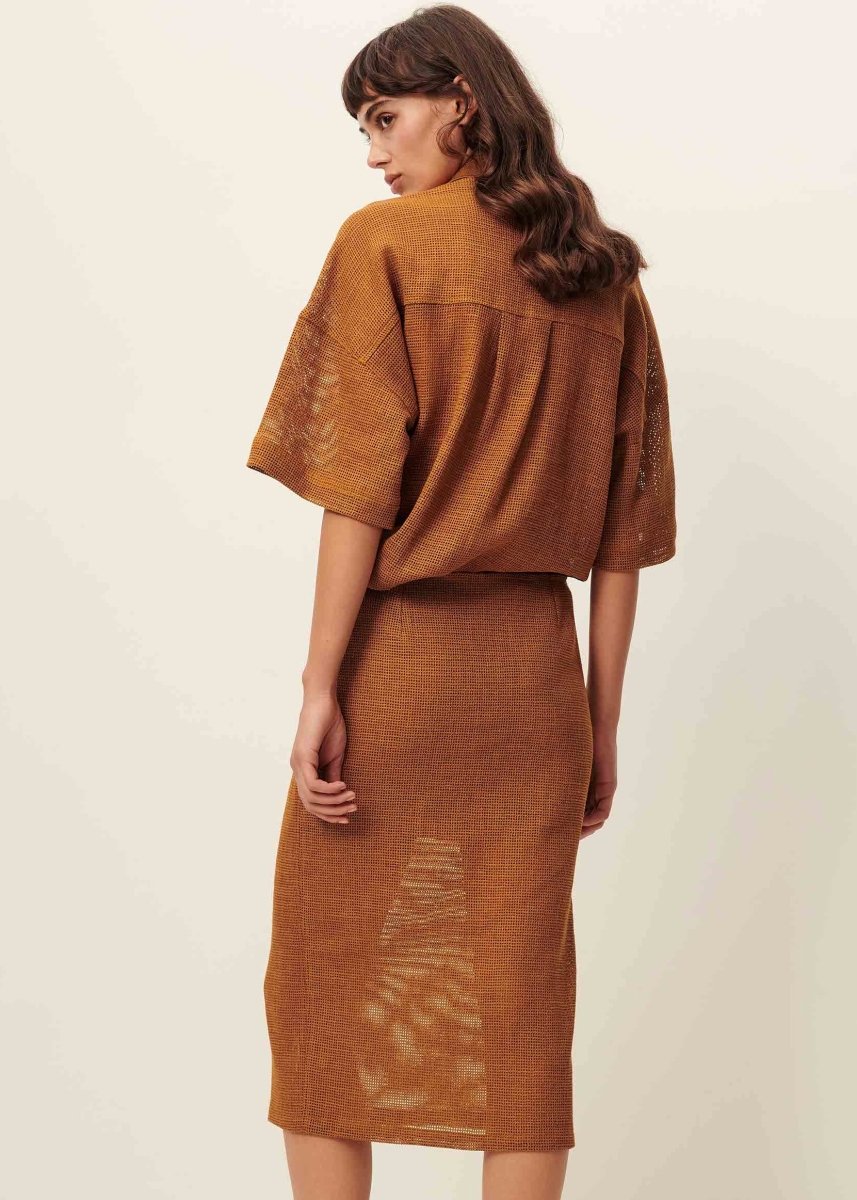 Paulo Shirt in Amber from SESSUN at Edito boutique