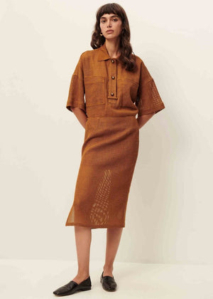 Paulo Shirt in Amber from SESSUN at Edito boutique