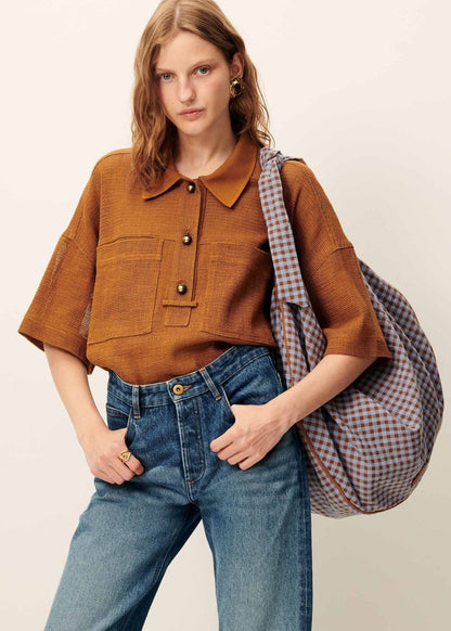 Paulo Shirt in Amber from SESSUN at Edito boutique