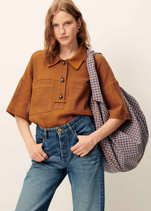 Paulo Shirt in Amber from SESSUN at Edito boutique