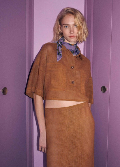 Paulo Shirt in Amber from SESSUN at Edito boutique