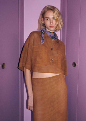 Paulo Shirt in Amber from SESSUN at Edito boutique