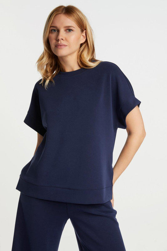 Peached Tee Shirt in Midnight from Rich & Royal