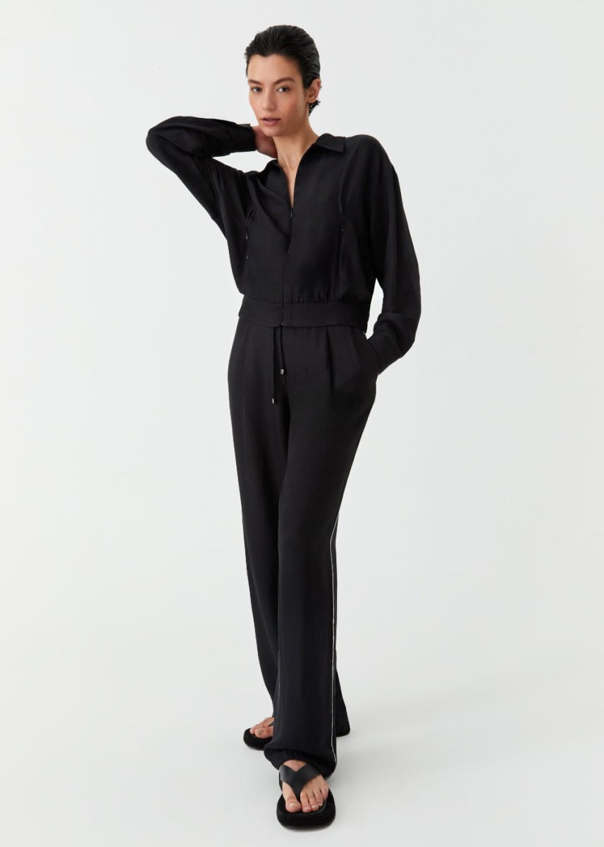 Pedro Stripe Pant in Black from MORRISON at Edito boutique