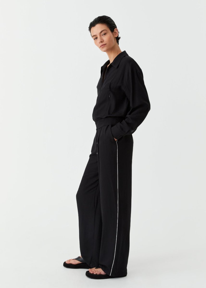 Pedro Stripe Pant in Black from MORRISON at Edito boutique