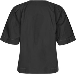 Pera Wrap Blouse in Black from SECOND FEMALE at Edito boutique