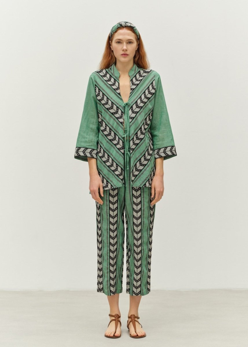 Perfect Pants in Green/Black from DEVOTION TWINS at Edito boutique