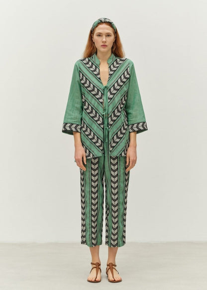 Perfect Pants in Green/Black from DEVOTION TWINS at Edito boutique