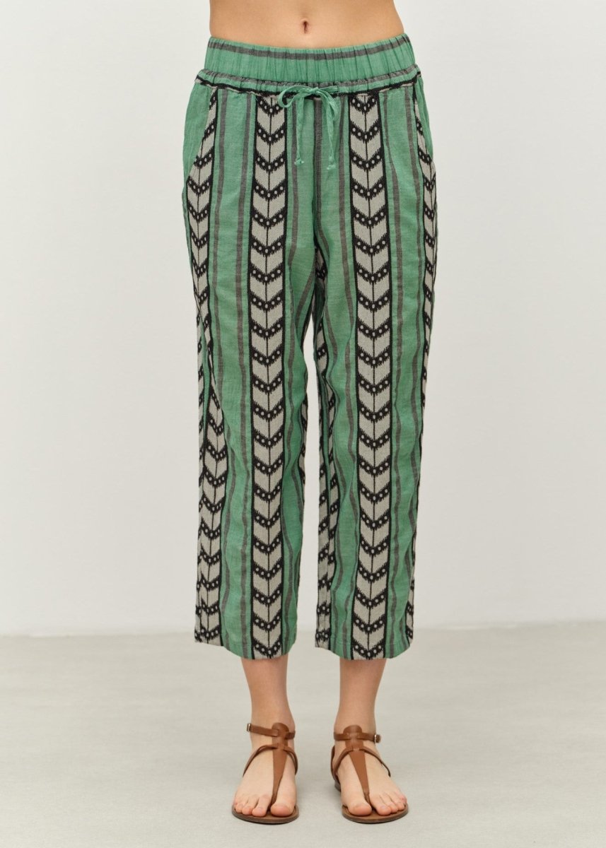 Perfect Pants in Green/Black from DEVOTION TWINS at Edito boutique