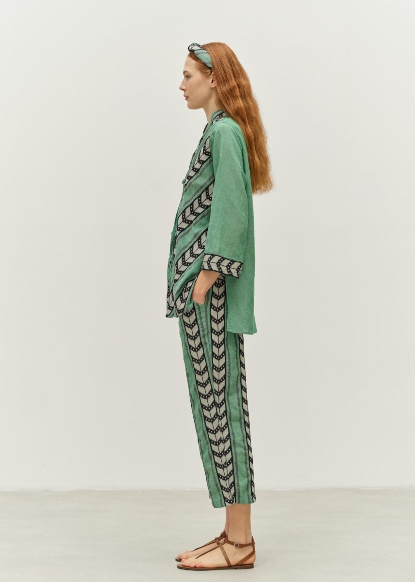 Perfect Pants in Green/Black from DEVOTION TWINS at Edito boutique