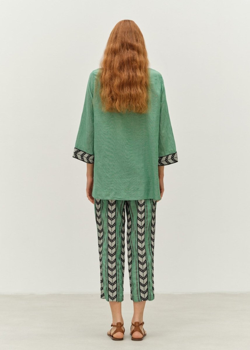 Perfect Pants in Green/Black from DEVOTION TWINS at Edito boutique