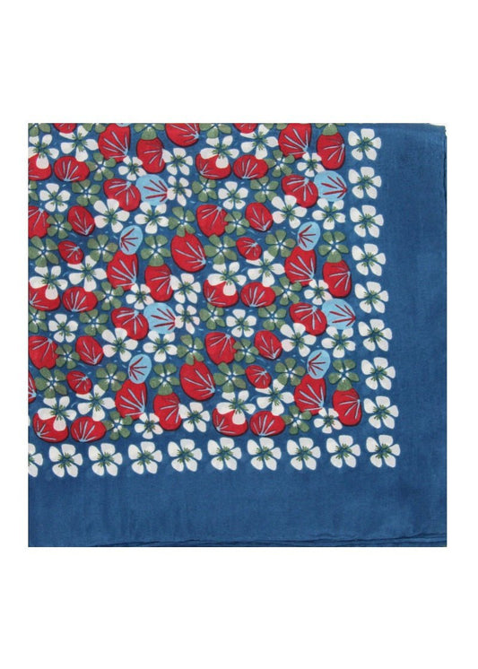 Pergola Silk Scarf in Brick from LES BELLES VAGABONDES at Edito Boutique