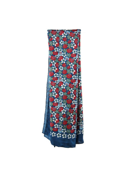 Pergola Silk Scarf in Brick from LES BELLES VAGABONDES at Edito Boutique