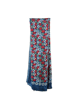 Pergola Silk Scarf in Brick from LES BELLES VAGABONDES at Edito Boutique