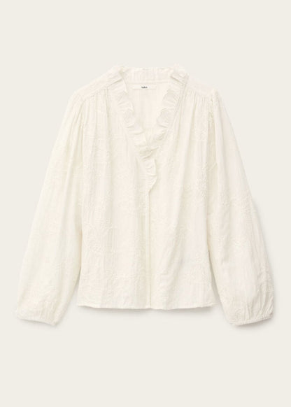 Petty Loose Blouse in Ecru from BA&SH at Edito boutique