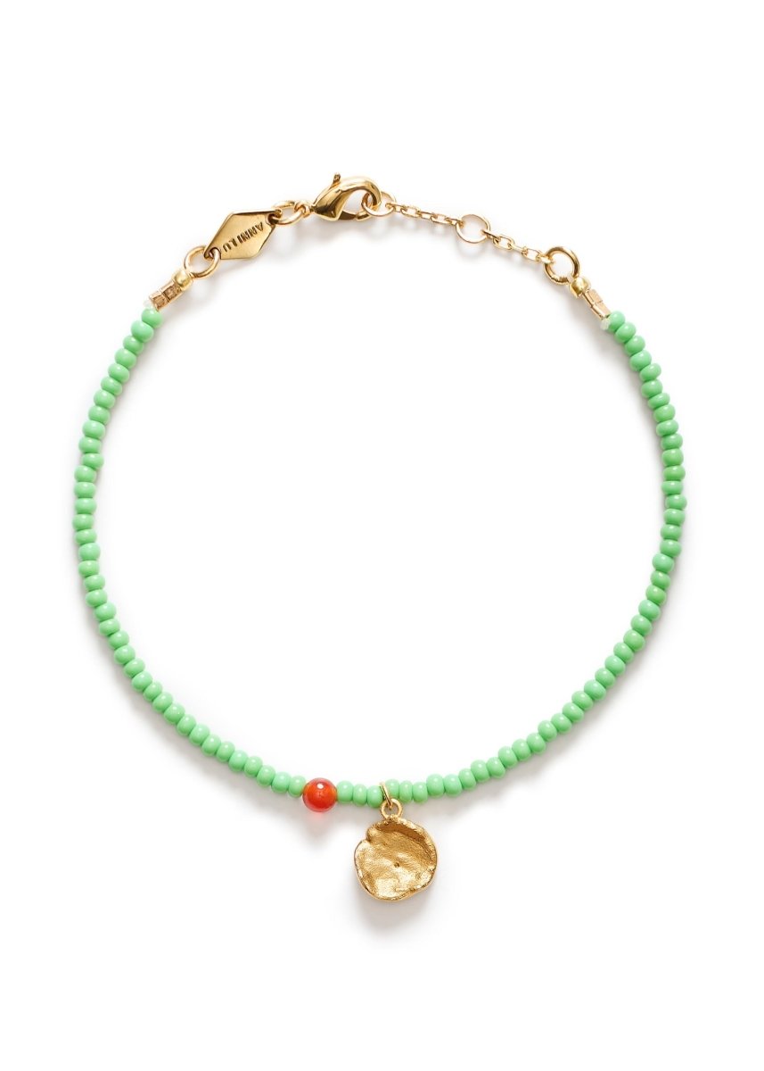 Peyote Bracelet in Green from ANNI LU at Edito boutique
