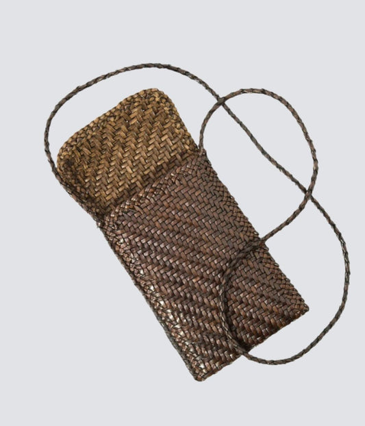 Phone Crossbody Brown from DRAGON DIFFUSION at Edito boutique