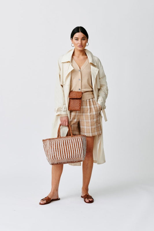 Phone Crossbody Tan from DRAGON DIFFUSION at Edito boutique