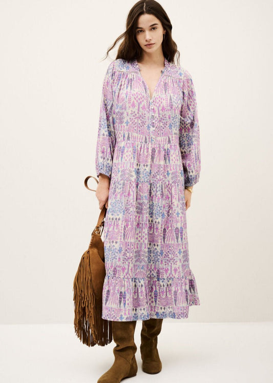 Pidola Dress in Pink from BA&SH at Edito boutique