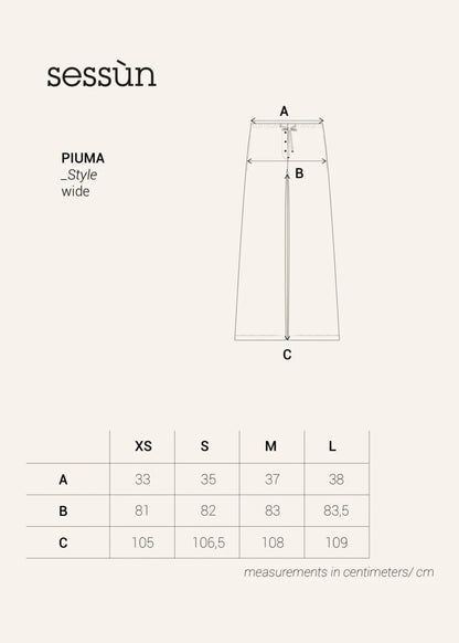 Piuma Pants in Whiatelier from SESSUN at Edito Boutique