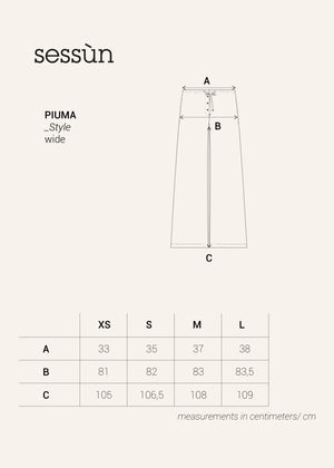 Piuma Pants in Whiatelier from SESSUN at Edito Boutique