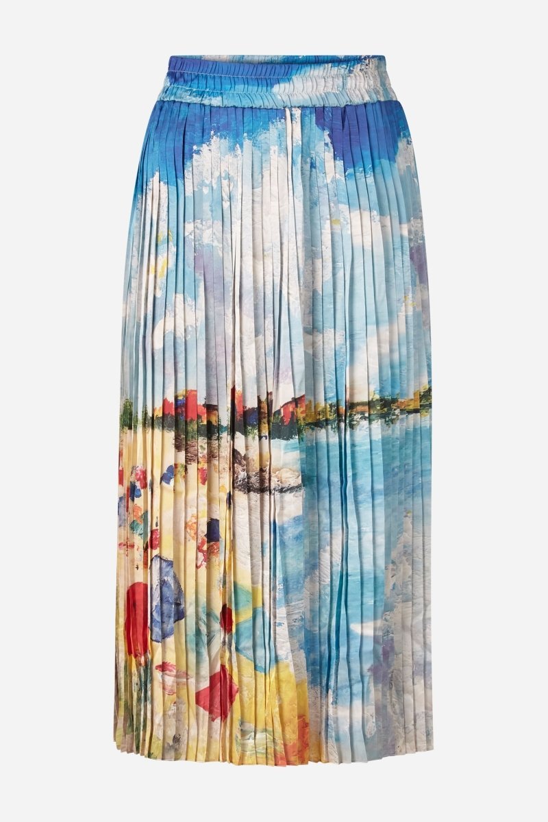 Plisse Printed Skirt from RICH & ROYAL at Edito boutique