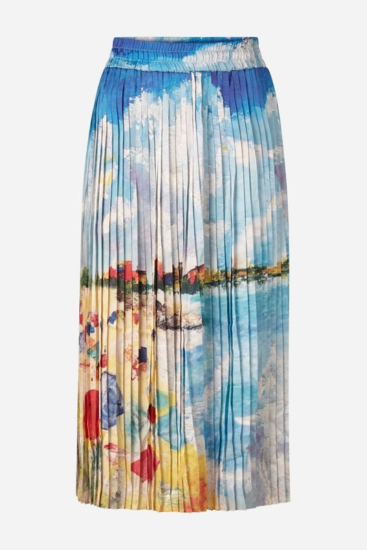 Plisse Printed Skirt from RICH & ROYAL at Edito boutique