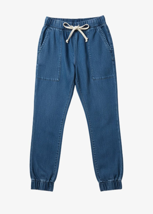 Pocket Jogger in Indigo from BELLA DAHL at Edito boutique