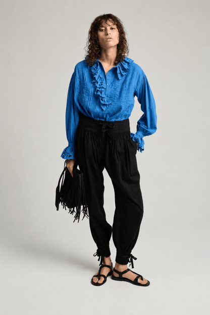 Poeme Blouse in Blue from LAURENCE BRAS at Edito Boutique