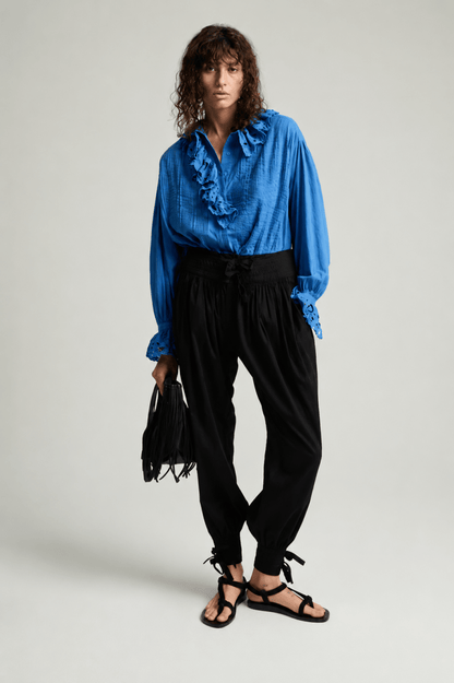 Poeme Blouse in Blue from LAURENCE BRAS at Edito Boutique