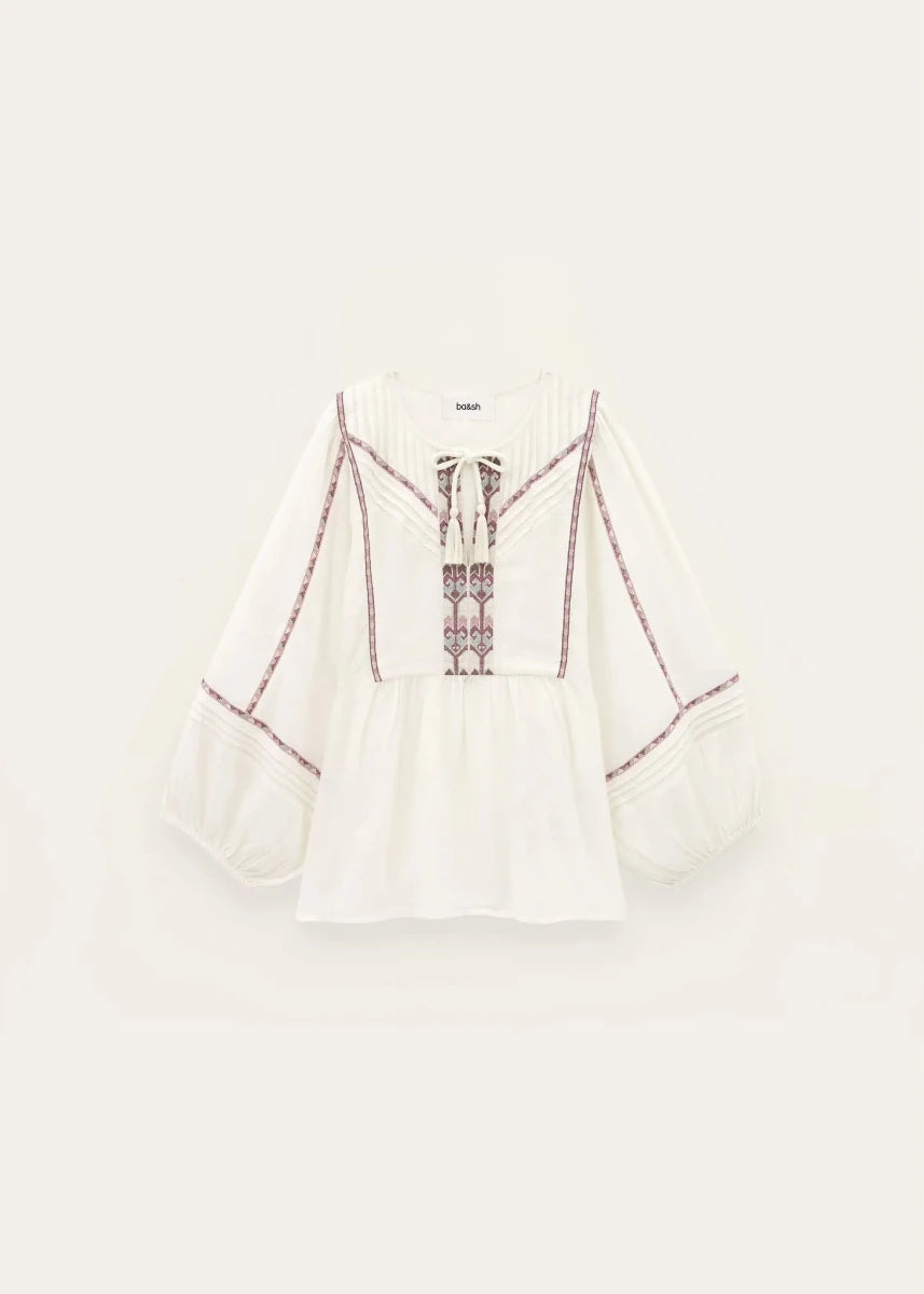 Poeme Blouse in Ecru from BA&SH at Edito Boutique