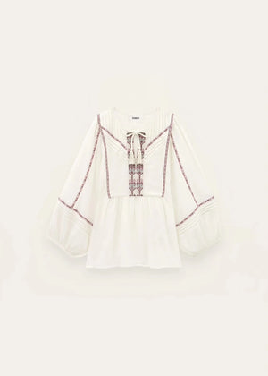 Poeme Blouse in Ecru from BA&SH at Edito Boutique
