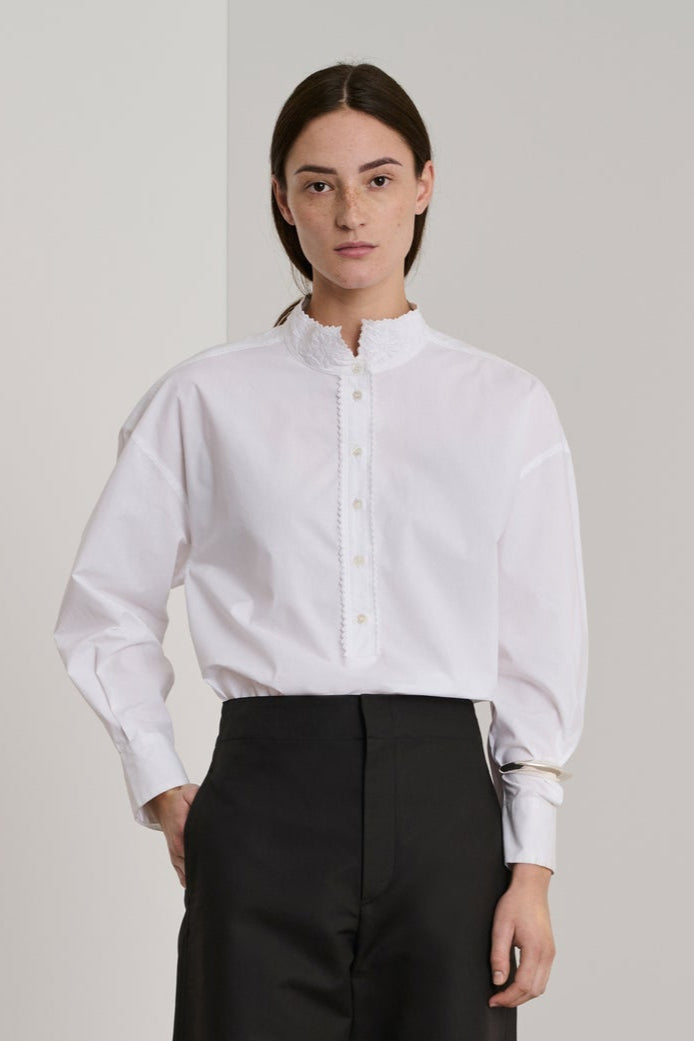 Poeme Shirt in White from Soeur