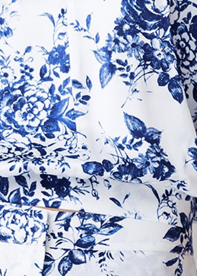 Positano Top in Jardin from GO SILK at Edito boutique