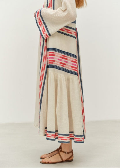 Power Dress in Navy/Red from DEVOTION TWINS at Edito boutique