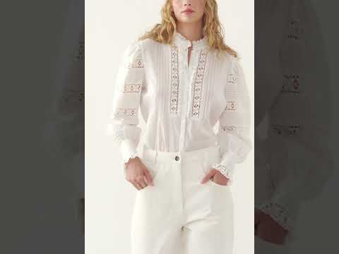 Lena blouse in White | Antik Batik | Australia | Edito Boutique