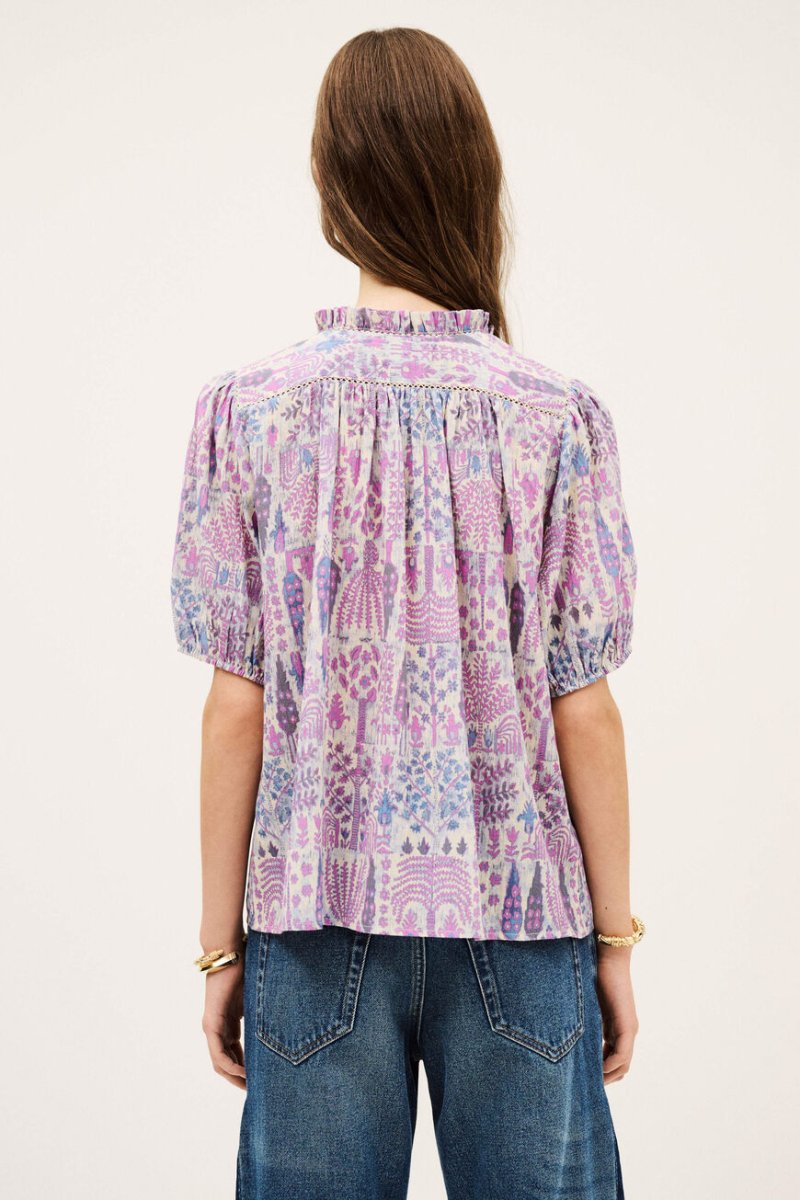 Pueblo Blouse in Pink from BA&SH at Edito boutique