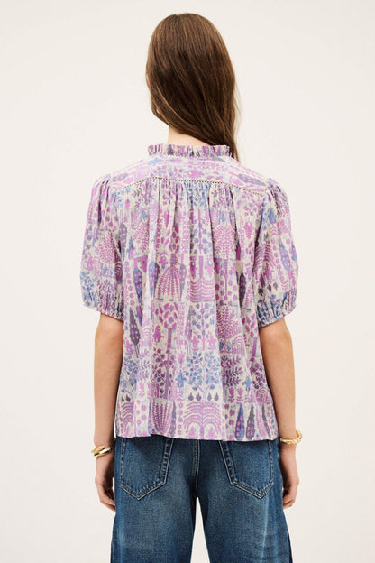 Pueblo Blouse in Pink from BA&SH at Edito boutique