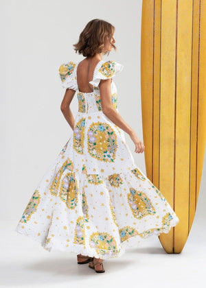 Raes Maxi Dress in Paperdaisy from BINNYWEAR at Edito boutique