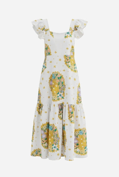 Raes Maxi Dress in Paperdaisy from BINNYWEAR at Edito boutique