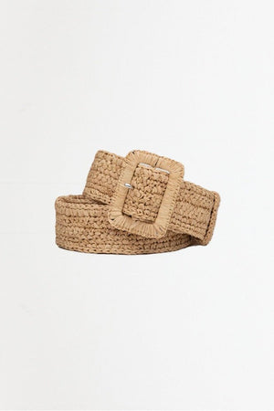 Raffia Belt in Natural from VANESSA BRUNO at Edito boutique