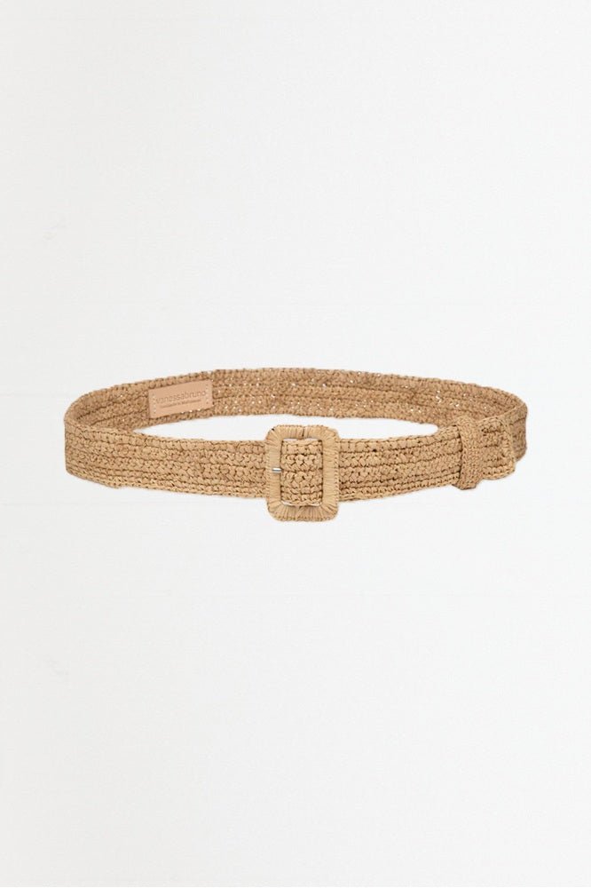 Raffia Belt in Natural from VANESSA BRUNO at Edito boutique