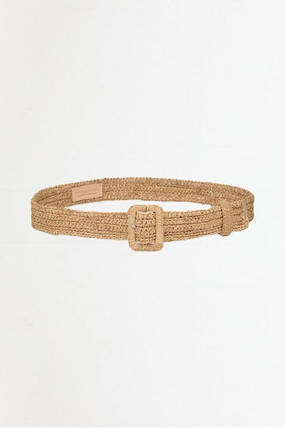 Raffia Belt in Natural from VANESSA BRUNO at Edito boutique