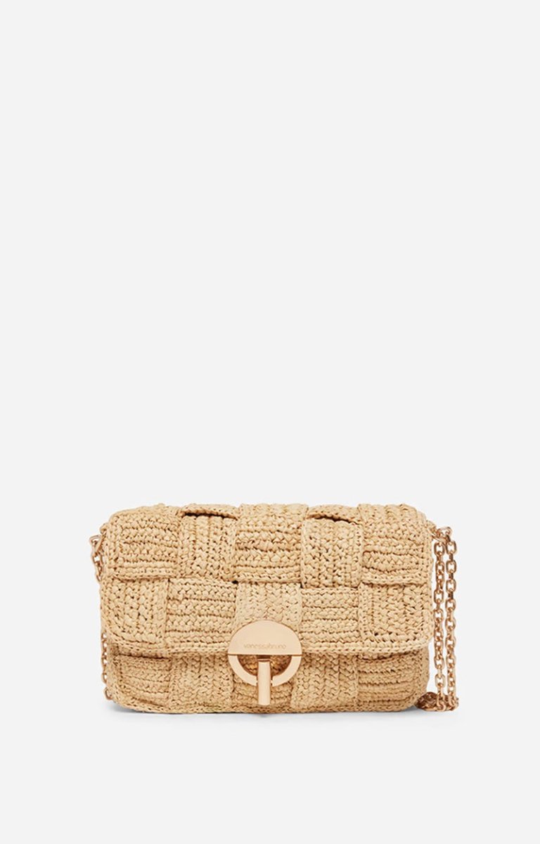 Raffia Moon Bag from VANESSA BRUNO at Edito boutique